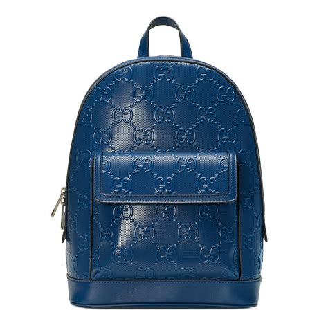 gucci gg embossed backpack